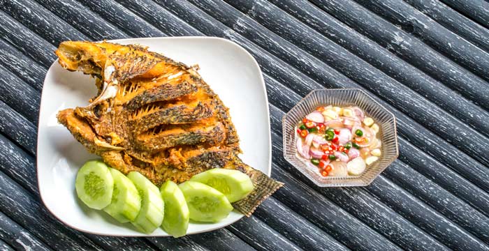 Pescado frito