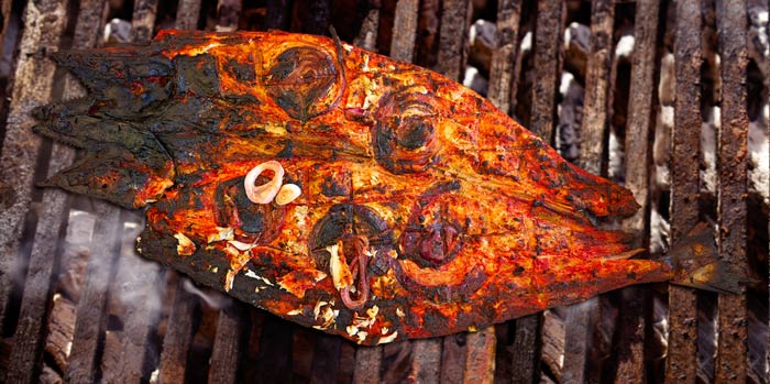 Pescado a la talla estilo Acapulco