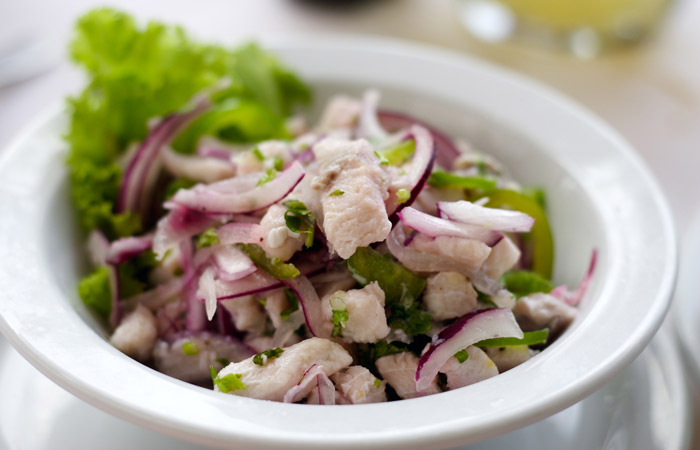 Tiritas de pescado estilo Zihuatanejo  Ingredientes, 6 personas