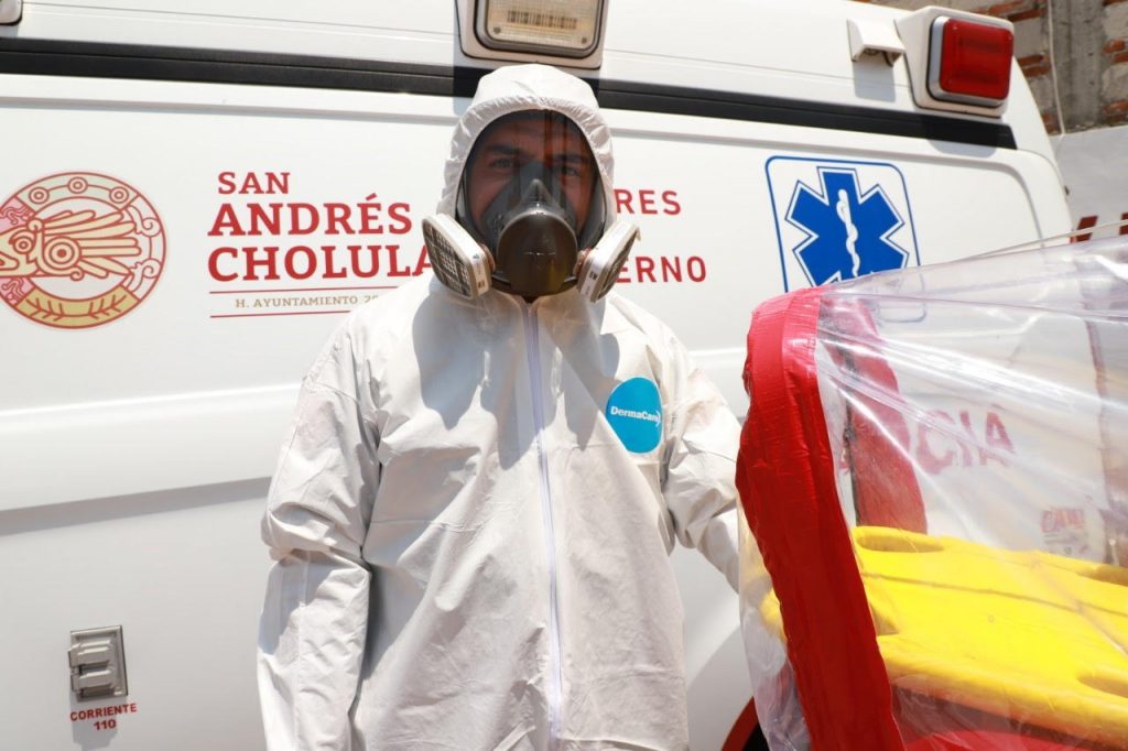 Ayuntamiento de San Andrés Cholula equipa y protege a personal de Protección Civil