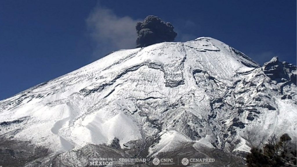 Popocatépetl; ¡hermoso y nevado! Así amaneció el volcán