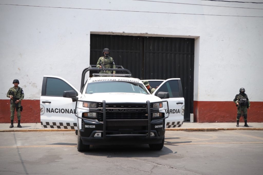 Guardia nacional se suma a los trabajos de seguridad en Huejotzingo