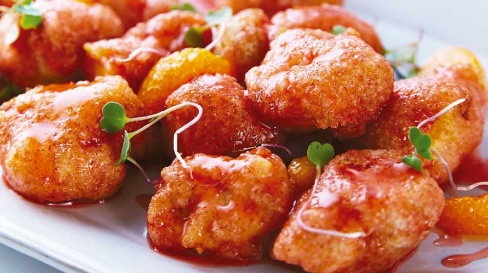 Pollo a la naranja