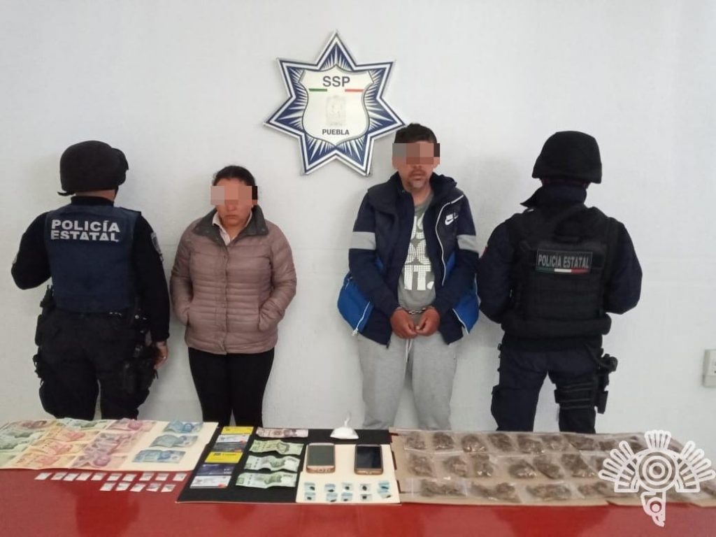 Trío de narcos detenidos por SSP