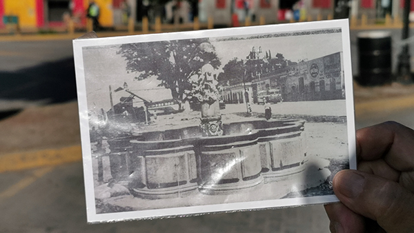 San Rafael, patrono en la fuente