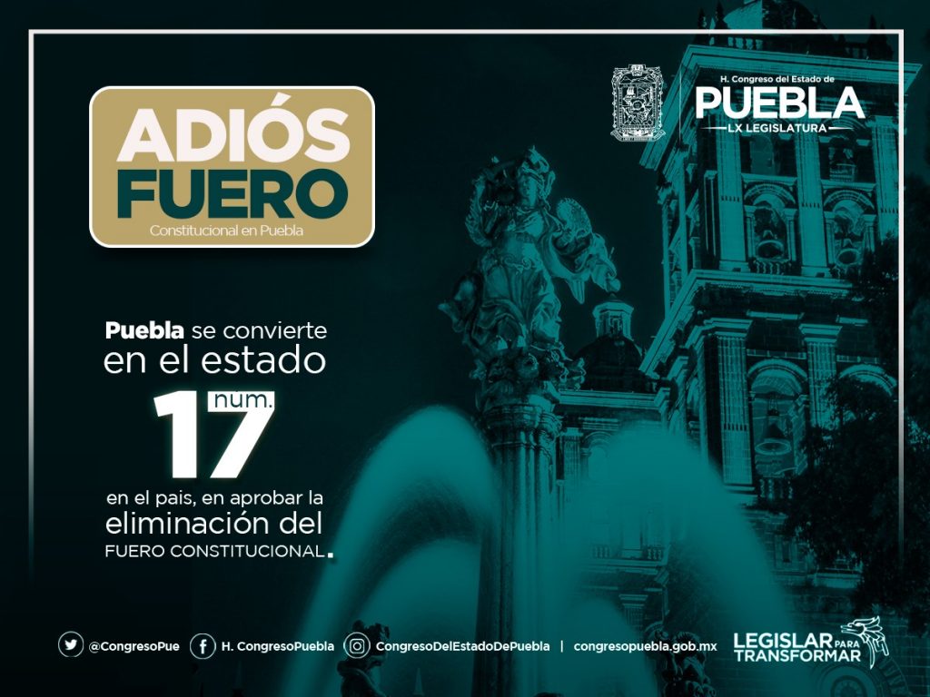 Adiós el fuero, serán como cualquier ciudadano