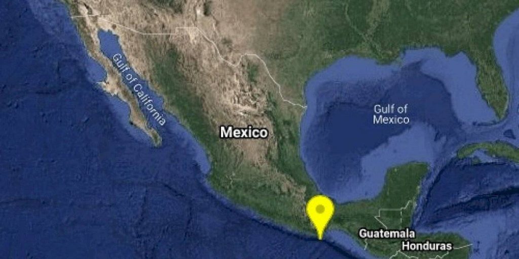 Se registra sismo magnitud 5.7 en costas de Oaxaca