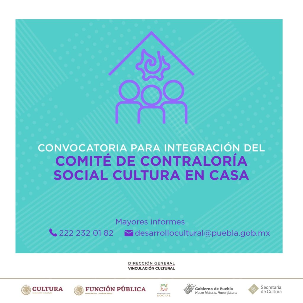 Invita Secretaría de Cultura a formar parte del Comité de Contraloría Social
