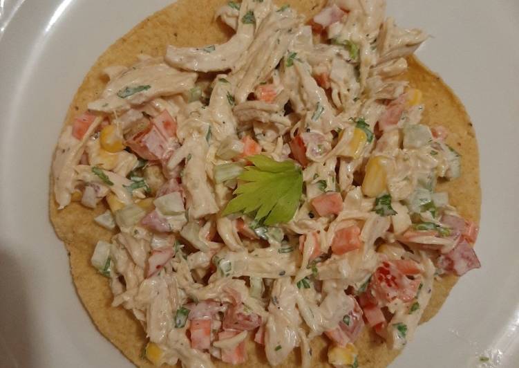 Ensalada de pollo fácil y rápido 