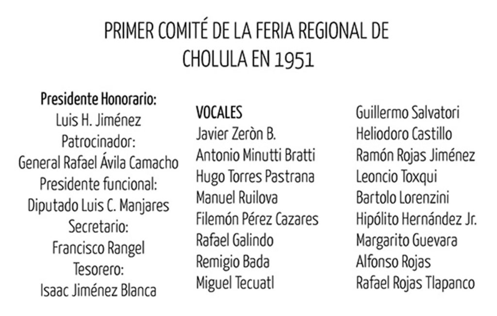 La feria contemporánea de Cholula, se ha transformado en cuatro ocasiones en los últimos 160 años