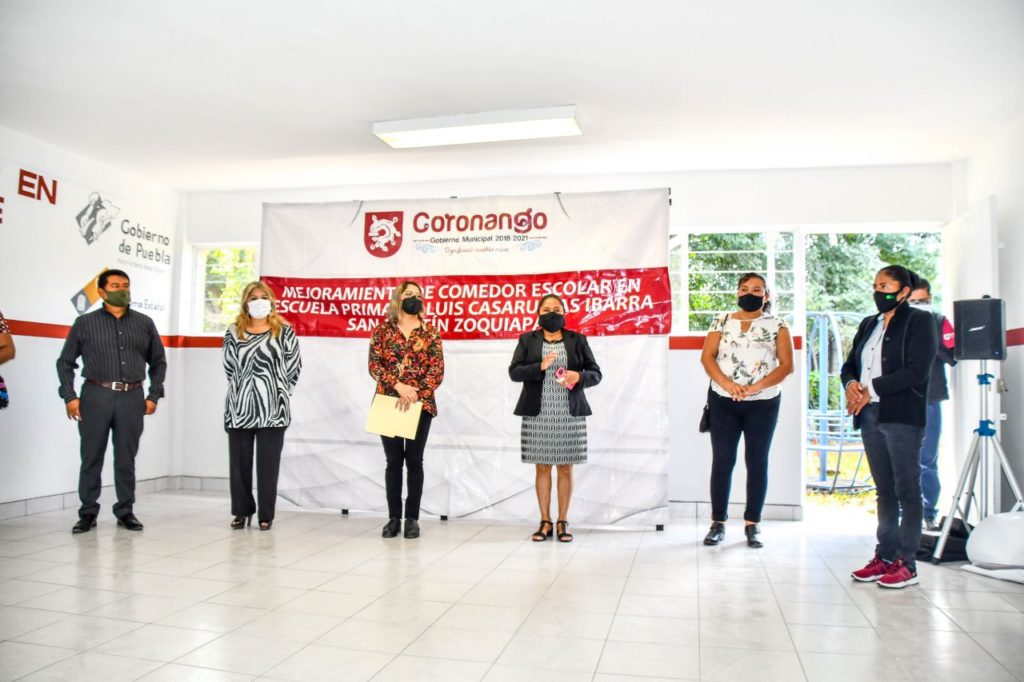 Cuentan 3 escuelas de Coronango con comedor remodelado