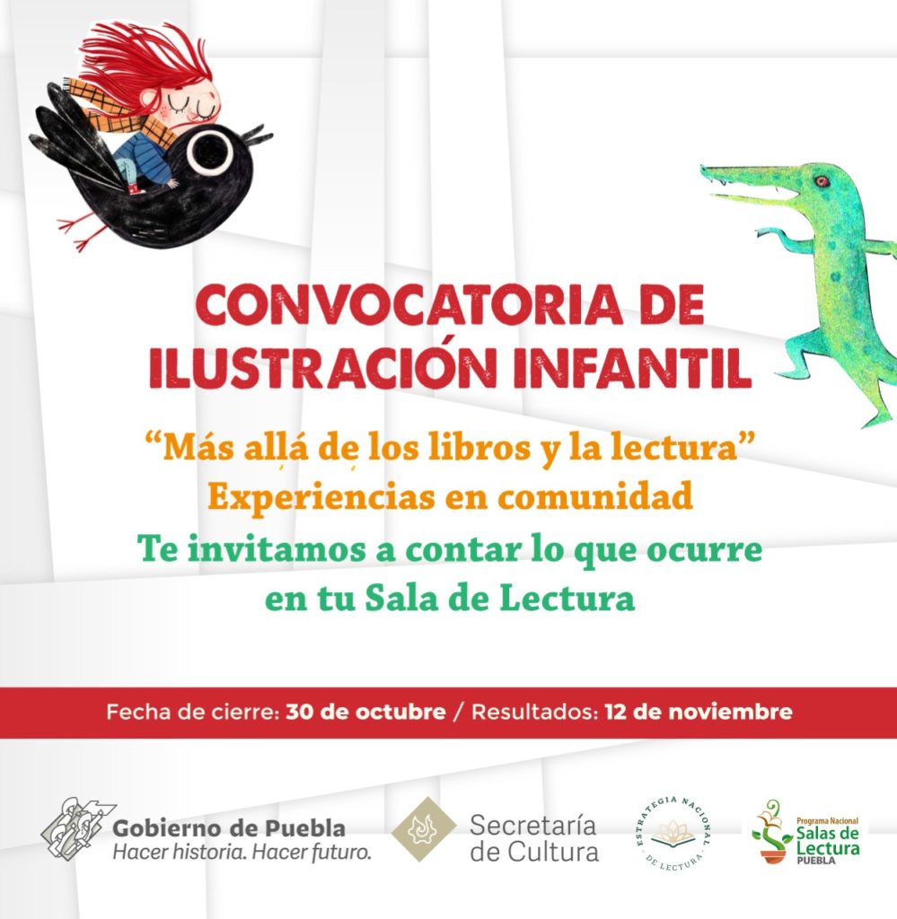 Promueve Secretaría de Cultura Salas de Lectura con concurso de ilustración infantil