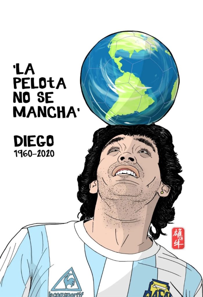 Diego Armando Maradona, emprendió el viaje…