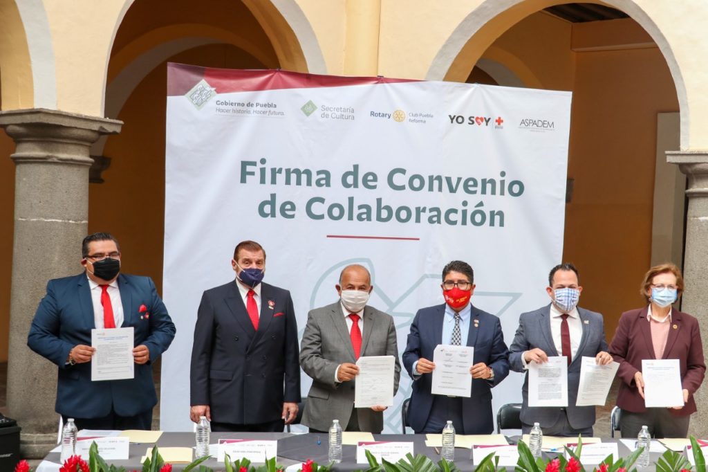 Fortalecerán SC y Club Rotary la difusión cultural en el estado