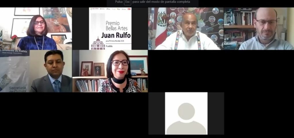 Óscar Antonio Bonilla Armijo recibió el Premio Bellas Artes Juan Rulfo 2020 para Primera Novela