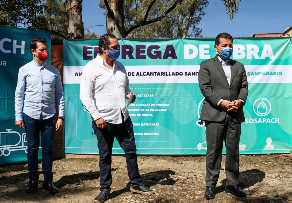 Obra de 1.6 mdp entrega SOSAPACH
