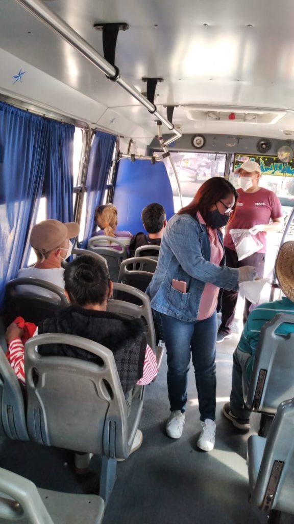 Estado y municipio refuerzan medidas preventivas en el transporte público 