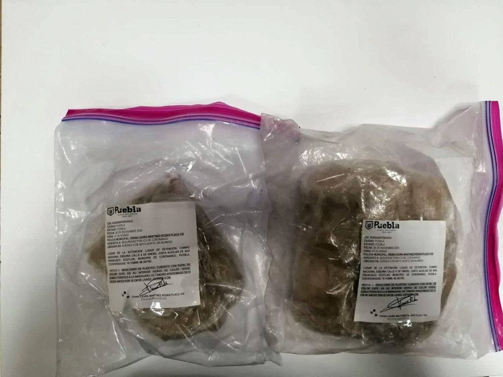Tenía carrujos de mariguana, quedó detenido