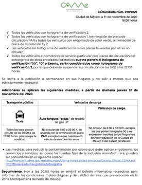 Doble Hoy No Circula en CDMX por altas concentraciones de ozono