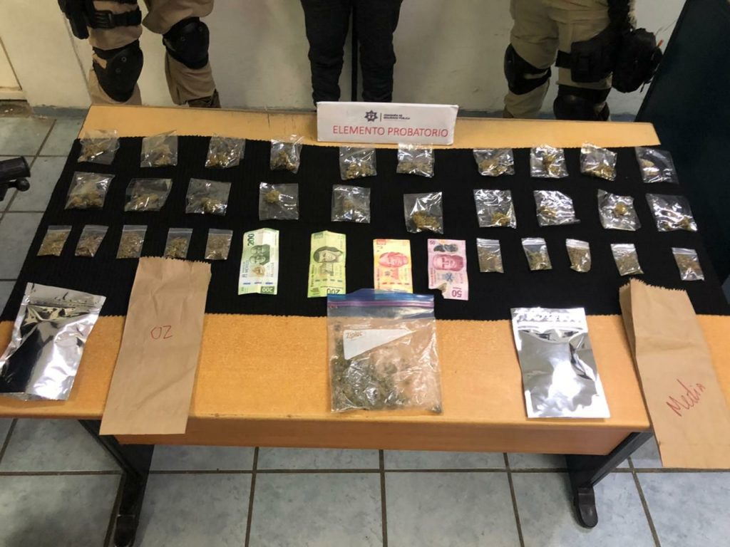 Vendía droga, en lugar de entregar comida 