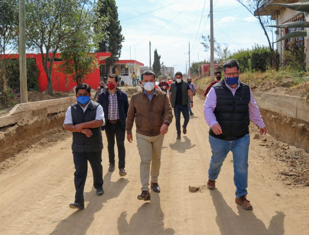 Con infraestructura sanitaria, mejora calidad de vida en juntas auxiliares de San Pedro Cholula