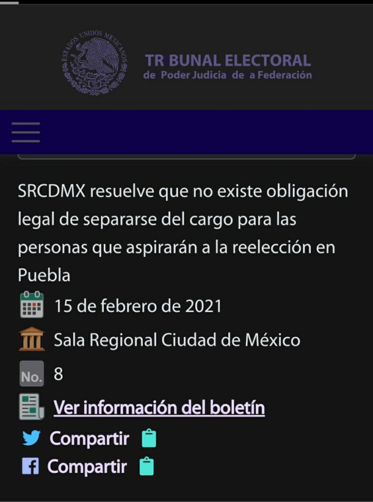 Sin dejar el cargo, pueden hacer campaña