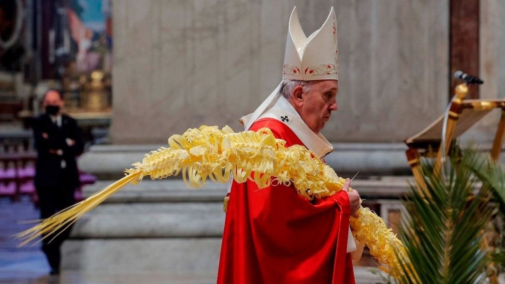 “El diablo se está aprovechando de la pandemia”, dice el Papa Francisco, en Domingo de Ramos