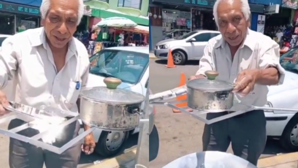 Abuelito inventa estufa solar a los 71 años, piden difusión en redes