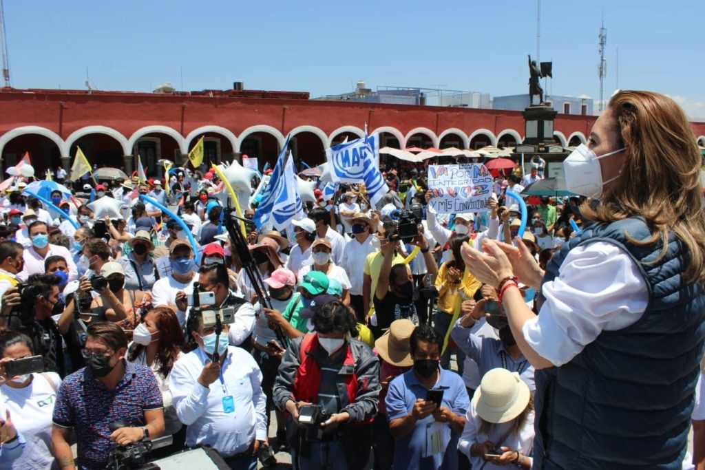 Es tiempo de las familias cholultecas, de recuperar lo que nos arrebataron: Paola Angon