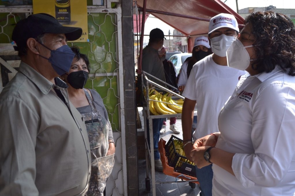 Combate a la corrupción y mayor seguridad, prioridad para San Andrés: Karina Pérez Popoca