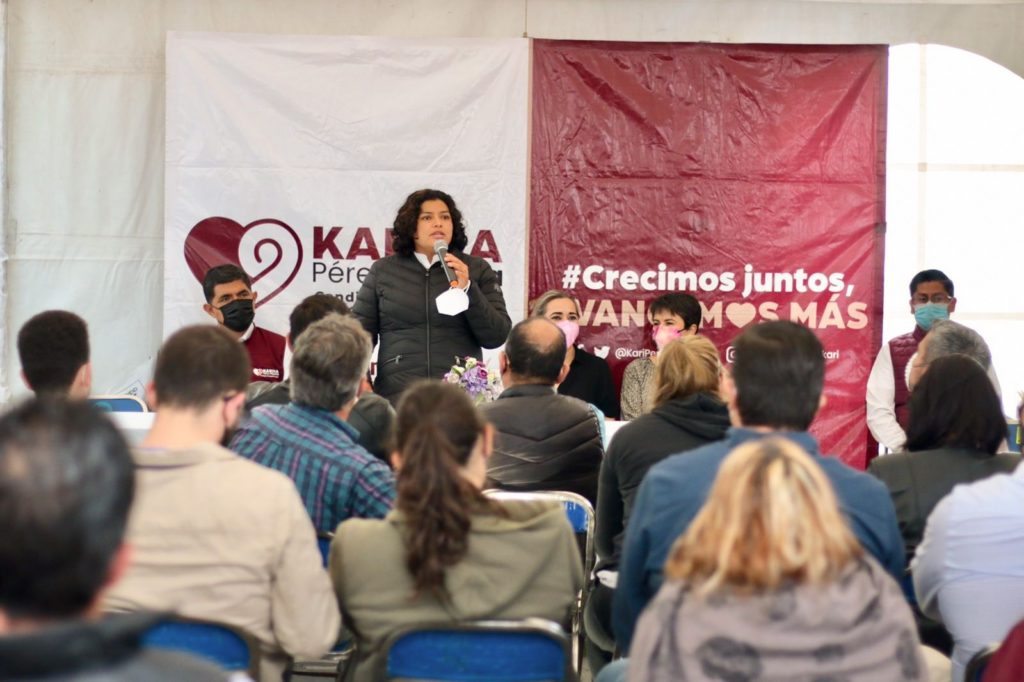 Suma voluntades proyecto de continuidad de Karina Pérez Popoca en San Andrés Cholula