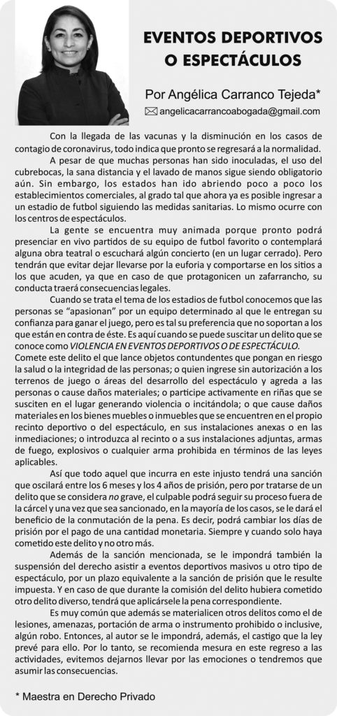 EVENTOS DEPORTIVOS