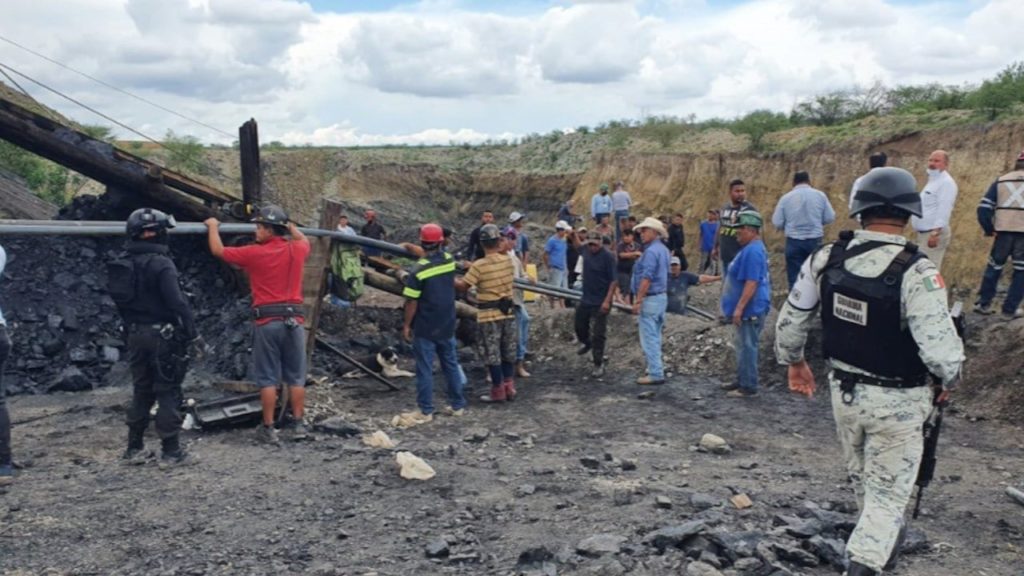 Colapsa mina en Muzquiz, Coahuila; hay al menos siete mineros atrapados