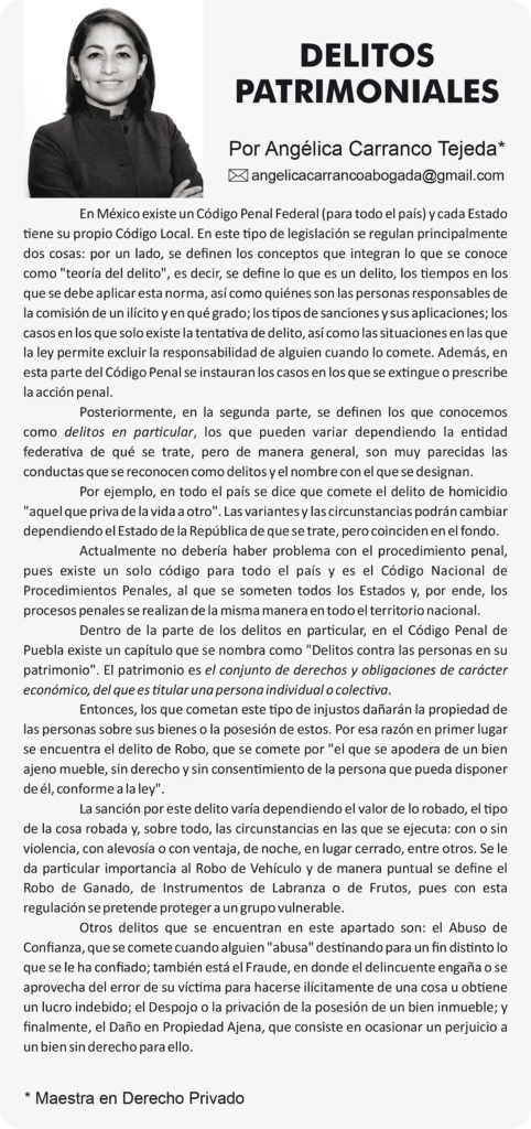 Delitos Patrimoniales