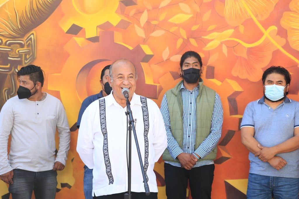 Con mural, Cultura reconoce trabajo del sector salud en la pandemia