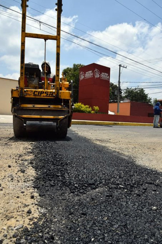Bacheo en todo el municipio
