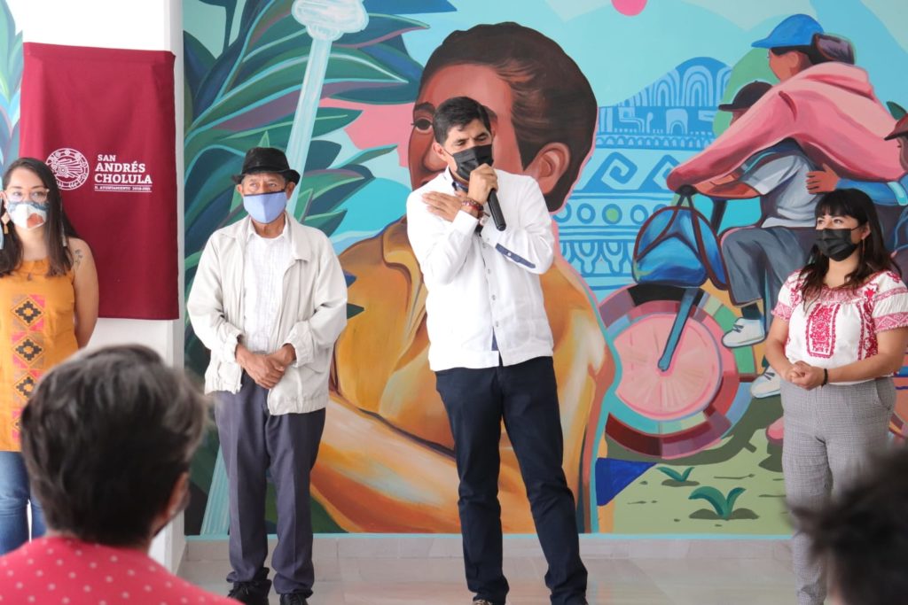 Arte y cultura inaugura mural que retrata la vida del municipio