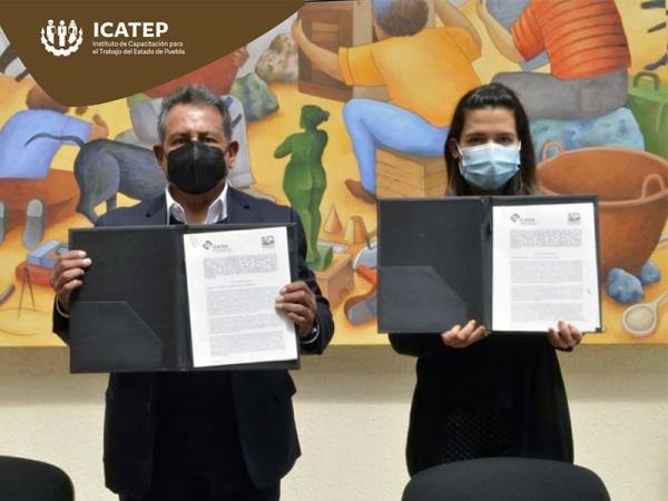 Firma ICATEP convenio de colaboración con Tecnológico Superior de San Martín Texmelucan