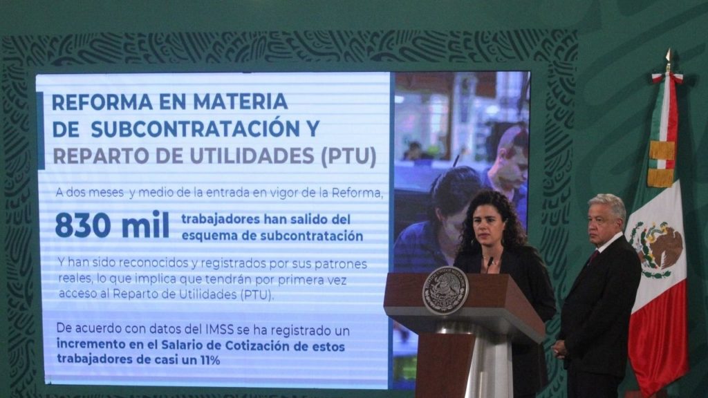 830 mil trabajadores recibirán por primera vez reparto de utilidades tras reforma al outsourcing: STPS