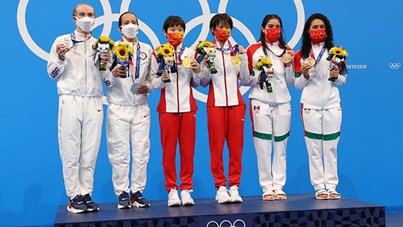 México gana bronce en clavados sincronizados femenil, la segunda medalla en Tokio 2020