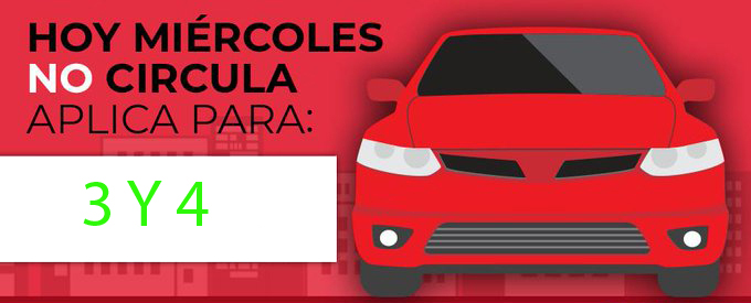 Hoy No Circula para el Miércoles 18 de agosto en CDMX y Edomex
