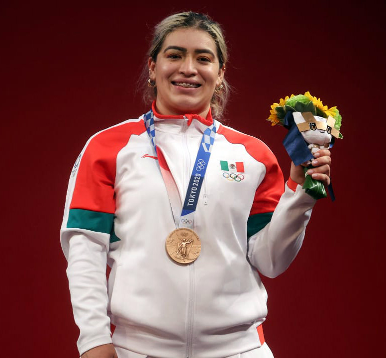 Aremi Fuentes da tercer bronce a México en halterofilia en Tokio 2020