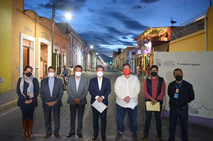 Cuenta San Pedro Cholula con nuevos y mejores puntos de iluminación pública