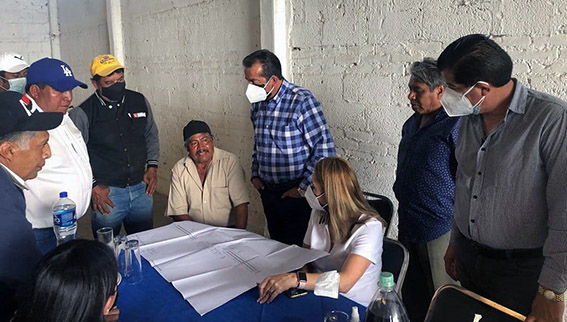 Visita presidenta electa a líderes de San Matías Cocoyotla