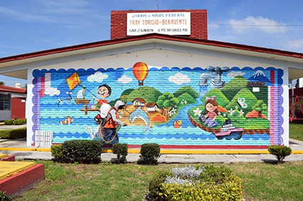 Inicia gobierno de San Pedro Cholula desinfección de escuelas públicas