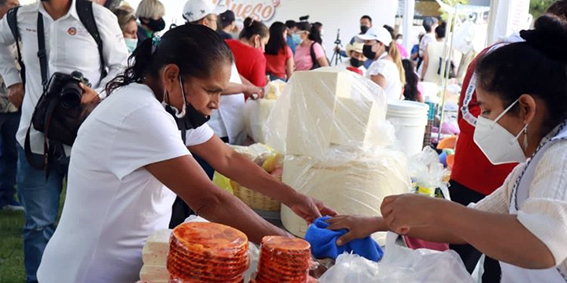 Una feria atípica la del queso