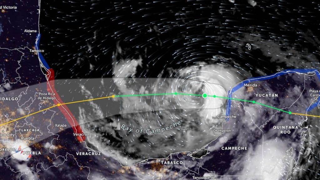 “Grace” se fortalece; impactaría a Veracruz como huracán esta noche: SMN