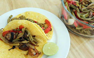 Alambre vegetariano