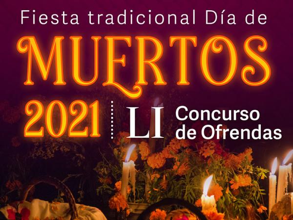 Emite Cultura convocatoria “LI Concurso de Altares y Ofrendas a los Muertos”