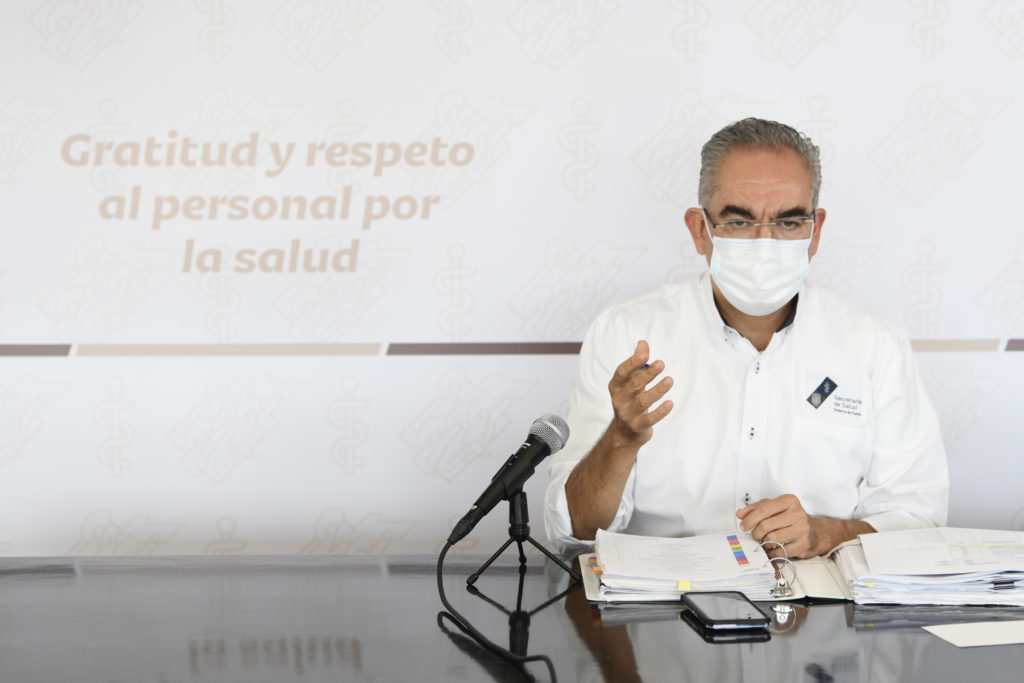 Registra Puebla índice de positividad por arriba del 50% en casos COVID-19